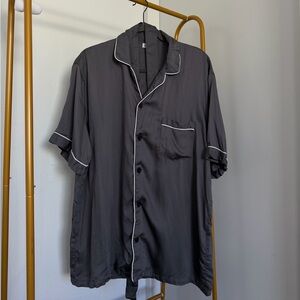 Ettitude grey pyjama shirt size L